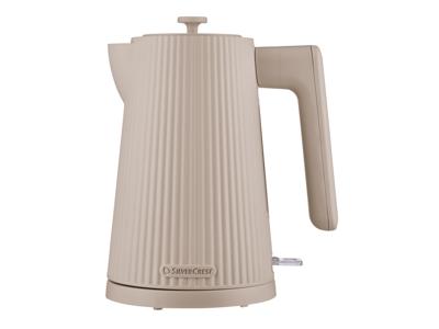 SILVERCREST Waterkoker plissé 1,7 L (Beige)