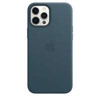 Apple origineel Leather MagSafe Case iPhone 12 Pro Max Baltic Blue - MHKK3ZM/A - thumbnail