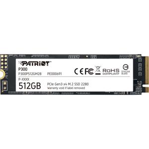 Patriot Memory P300P512GM28 internal solid state drive M.2 512 GB PCI Express NVMe