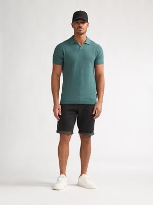 Petrol Knitwear Polo M-1060-kwc205 Poloshirts 6180 Oil Green