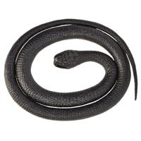 Wild Republic Zwarte mamba slang - Rubberen Slang - 117 cm - Halloween enge dieren