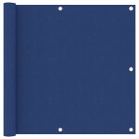 VidaXL Balkonscherm 90x500 cm oxford stof blauw