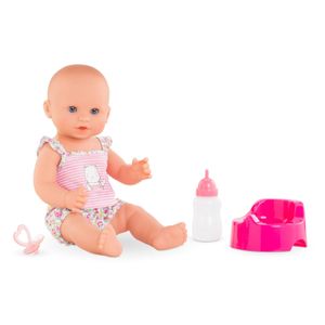 Corolle mon grand poupon drink- en plaspop - emma, 36cm