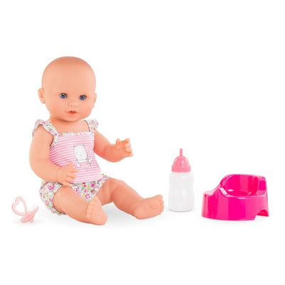 Corolle mon grand poupon drink- en plaspop - emma, 36cm