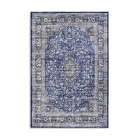 Vintage Vloerkleed Aurora Blauw 80x150 Cm Laagpolig Home Collectie - Dekbed-Discounter.nl