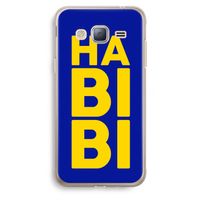 Habibi Blue: Samsung Galaxy J3 (2016) Transparant Hoesje
