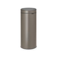 Brabantia Touch Bin Afvalemmer - 30 liter - kunststof binnenemmer - platinum 115363
