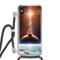 Omicron 2019: iPhone X Transparant Hoesje met koord