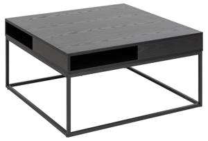 Bendt Salontafel Nightingale Essen, 80 x 80cm - Zwart - Vierkant