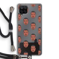 Kanye Call Me?: Samsung Galaxy A12 Transparant Hoesje met koord