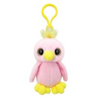 Wild Planet Papegaai Sleutelhanger - pluche - vogel knuffeltje - 9 cm