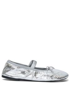 Proenza Schouler ballerines en cuir Glove à boucle - Argent