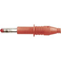 Stäubli X-GL-438 Lamellenstekker Stekker, recht Stift-Ø: 4 mm Rood 1 stuk(s)