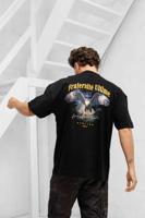 Croyez Vintage Eagle T-Shirt Heren Zwart/Oranje - Maat S - Kleur: ZwartOranje | Soccerfanshop
