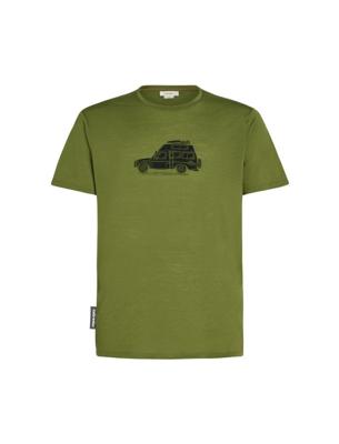 Icebreaker 150 Tech Lite SS Cosy Camper T-shirt Heren Sphagnum XL