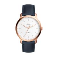 Fossil het minimalistische Herenhorlogemet witte wijzerplaat FS5371