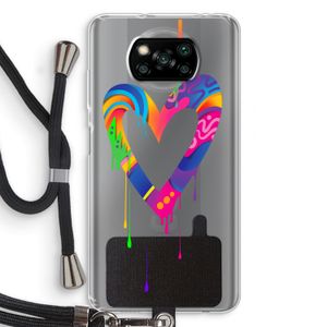Melts My Heart: Xiaomi Poco X3 NFC Transparant Hoesje met koord