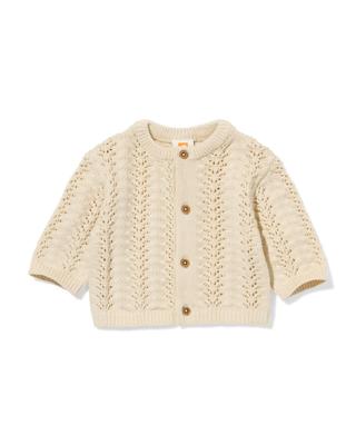 HEMA Newborn Vest Ajour Ecru (ecru)
