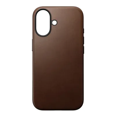 Nomad Modern lederen hoesje iPhone 17 - Brown