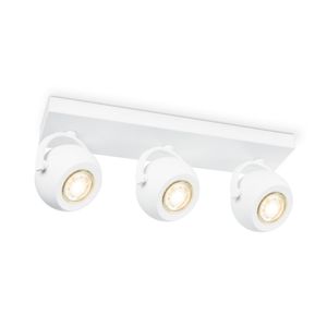 Light depot - LED opbouwspot Nop 3 lichts - 35,5 cm - wit - Outlet