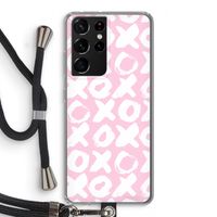 XOXO: Samsung Galaxy S21 Ultra Transparant Hoesje met koord