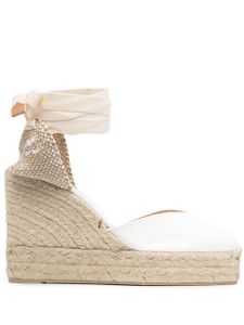 Castañer espadrilles compensées Chiara - Blanc