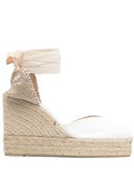 Castañer espadrilles compensées Chiara - Blanc