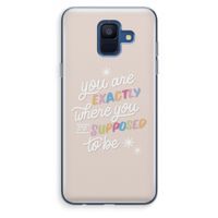 Right Place: Samsung Galaxy A6 (2018) Transparant Hoesje