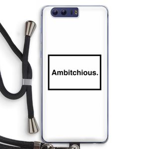 Ambitchious: Honor 9 Transparant Hoesje met koord