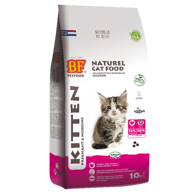 Biofood pregnant&nursing kitten kalkoen, vis en kip kattenvoer 10kg