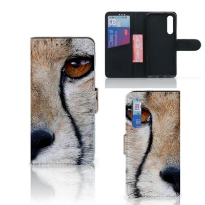 Xiaomi Mi 9 SE | Telefoonhoesje | Met pasjeshouder | Cheetah