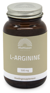 Mattisson HealthStyle L-Arginine 500mg Capsules