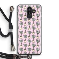 Boompje: Samsung Galaxy J8 (2018) Transparant Hoesje met koord