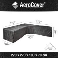 Loungesethoes hoek L-vorm trapeze 270x270x100x70 - Aerocover
