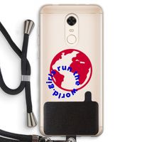 Run The World: Xiaomi Redmi 5 Transparant Hoesje met koord