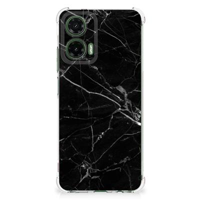 Motorola Moto G35 Anti-Shock Hoesje Marmer Zwart - Origineel Cadeau Vader Motorola Moto G35 Anti-Shock Hoesje Marmer Zwart - Origineel Cadeau Vader