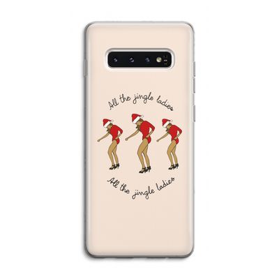 Jingle Ladies: Samsung Galaxy S10 4G Transparant Hoesje