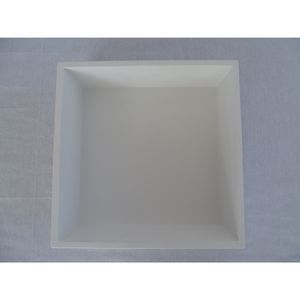 Inbouwnis BWS Solid Alcove Gesloten Solid Surface 30x30 Mat Wit