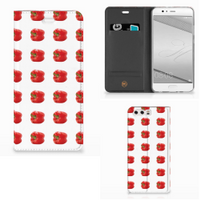 Huawei P10 Plus Flip Style Cover Paprika Red