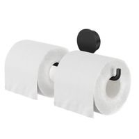 Toiletrolhouder dubbel Geesa Opal Zwart Geesa