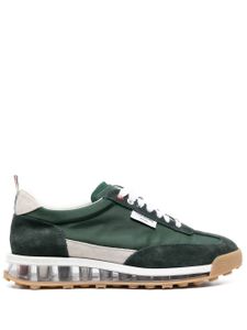 Thom Browne baskets en cuir à semelle transparente - Vert