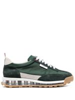 Thom Browne baskets en cuir à semelle transparente - Vert