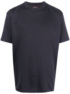 Loro Piana t-shirt à col rond - Bleu