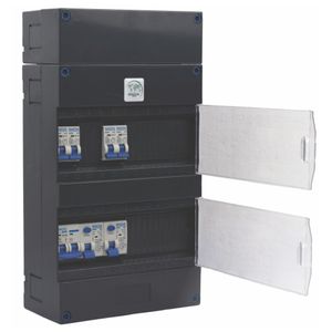 GACIA 4 groepenkast 1xHS 2xALS 4xautomaten 16A 1F GAC100