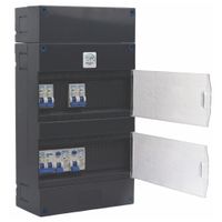 GACIA 4 groepenkast 1xHS 2xALS 4xautomaten 16A 1F GAC100