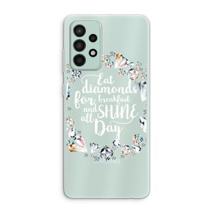 Diamonds: Samsung Galaxy A52s 5G Transparant Hoesje