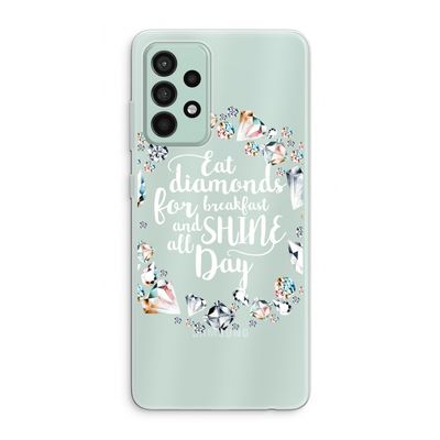 Diamonds: Samsung Galaxy A52s 5G Transparant Hoesje