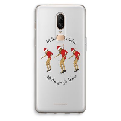Jingle Ladies: OnePlus 6 Transparant Hoesje