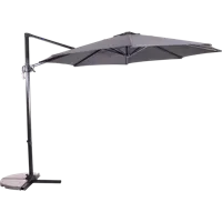 Grote Zweefparasol Libra Grijs 3m van Lesli Living