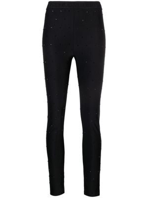 Versace Jeans Couture legging à ornements strassés - Noir